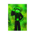 Ality character Neon Green Kiss-Cut Vinyl Sticker