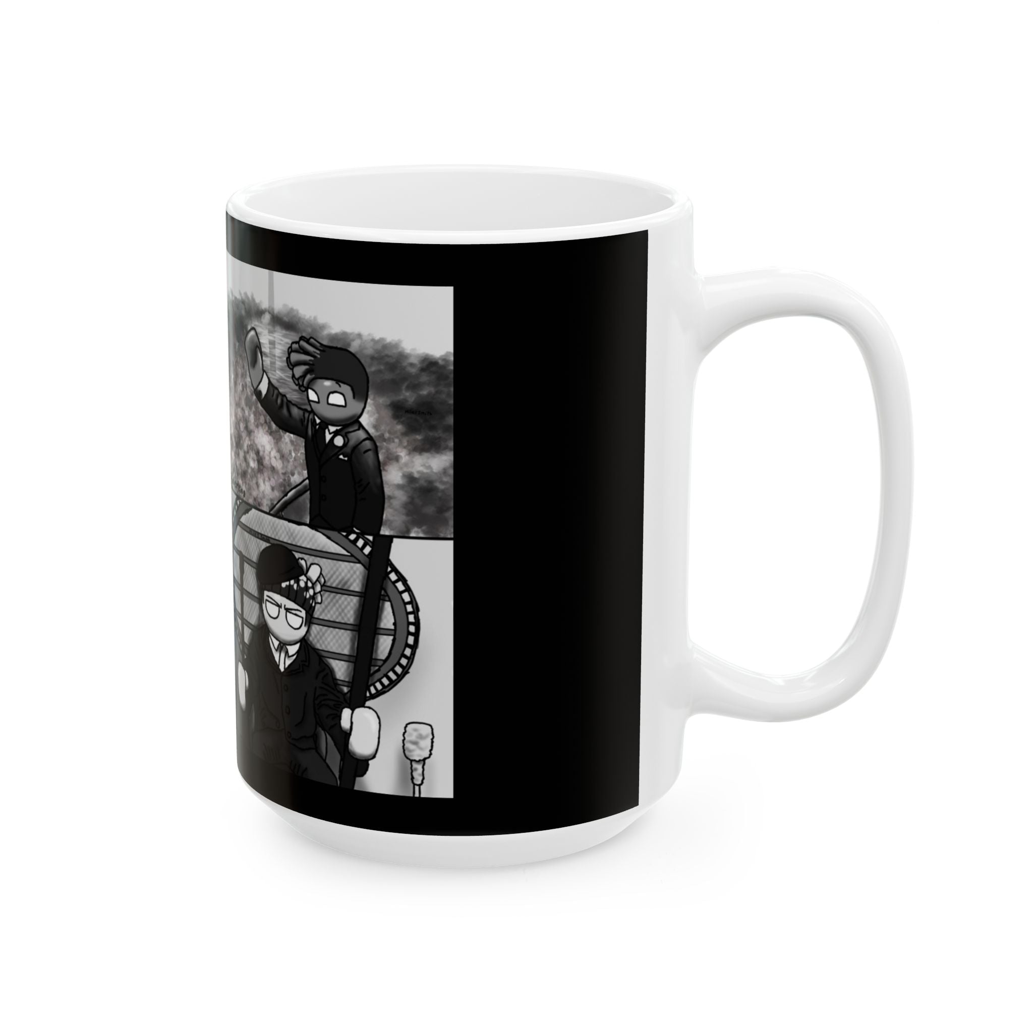 Alitys as Black Heroes Ceramic Mug, (11oz, 15oz)