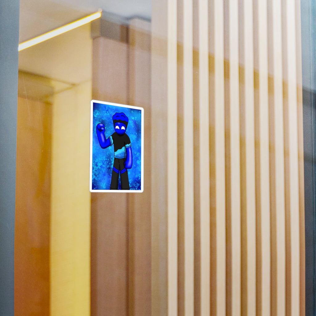 Ality character Sapphire Blue Kiss-Cut Vinyl Sticker