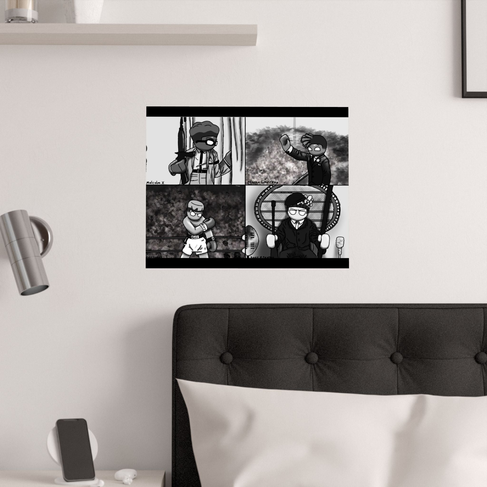 Ality’s Black History Satin Poster